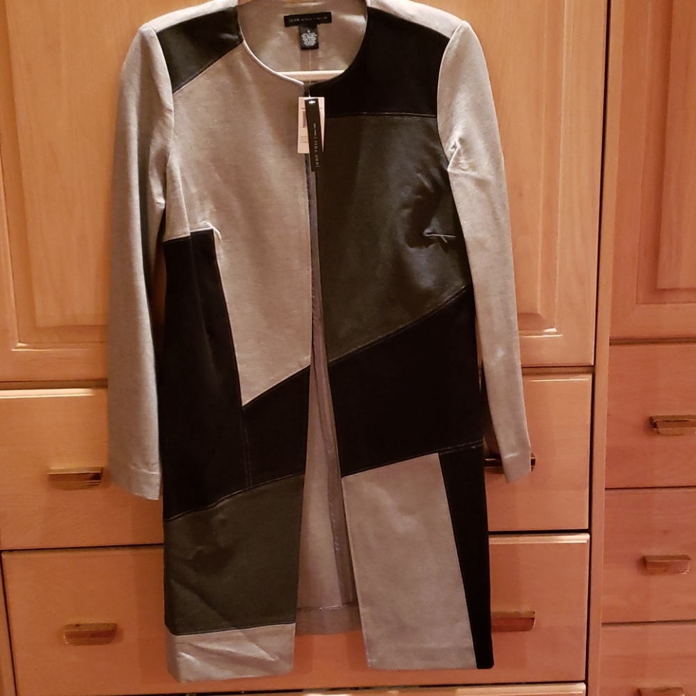 Joan Vass Long Jacket M NWT